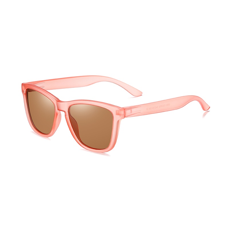 Matte Pink & Brown Polarized Sunglasses - MzanziSun